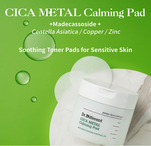 Load image 1 in gallery view. Dr.Different CICA Metal Calming Pad