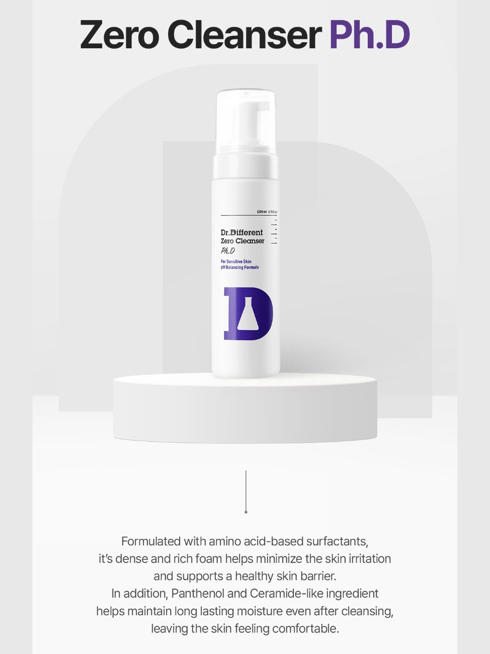 Dr.Different Zero Cleanser Ph.D