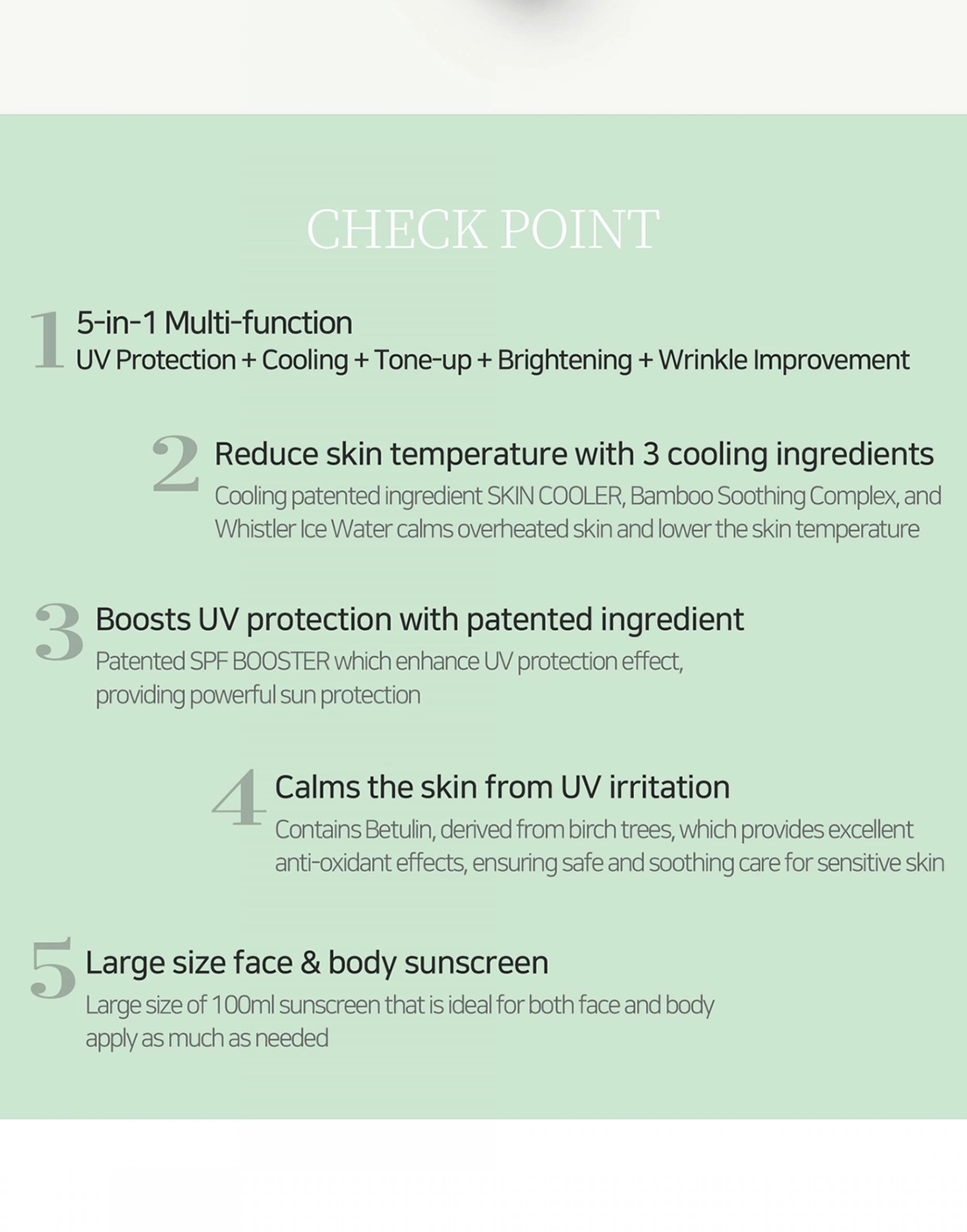 PESTLO saferecipe face & body cooling sun SPF 50+ PA+++++
