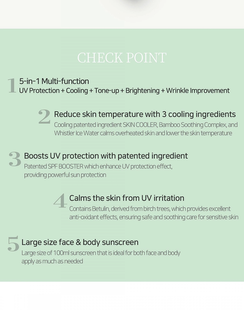 Load image 1 in gallery view. PESTLO saferecipe face & body cooling sun SPF 50+ PA+++++