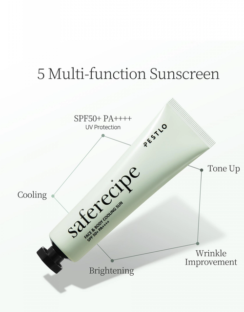 Load image 1 in gallery view. PESTLO saferecipe face & body cooling sun SPF 50+ PA+++++