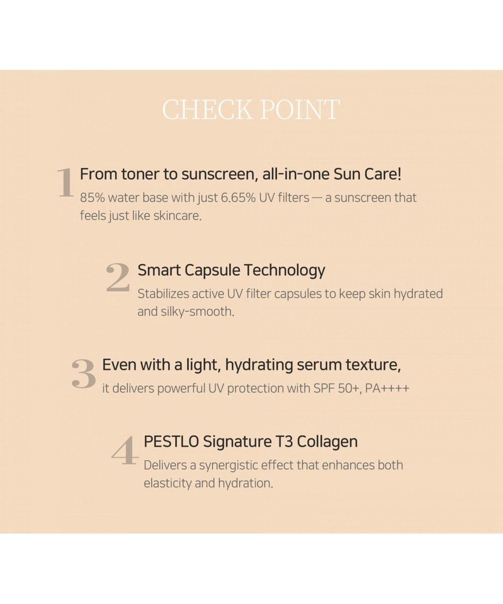 PESTLO Saferecipe Capsule Sun SPF 50+ PA++++ Korean Sunscreen